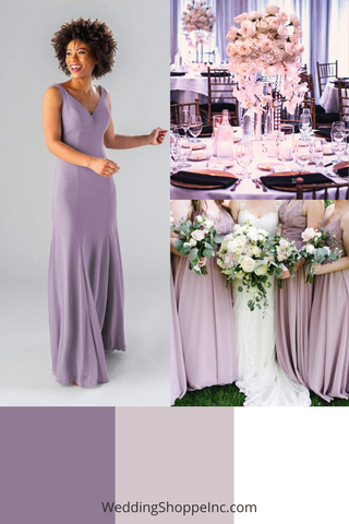 lavender wedding palette